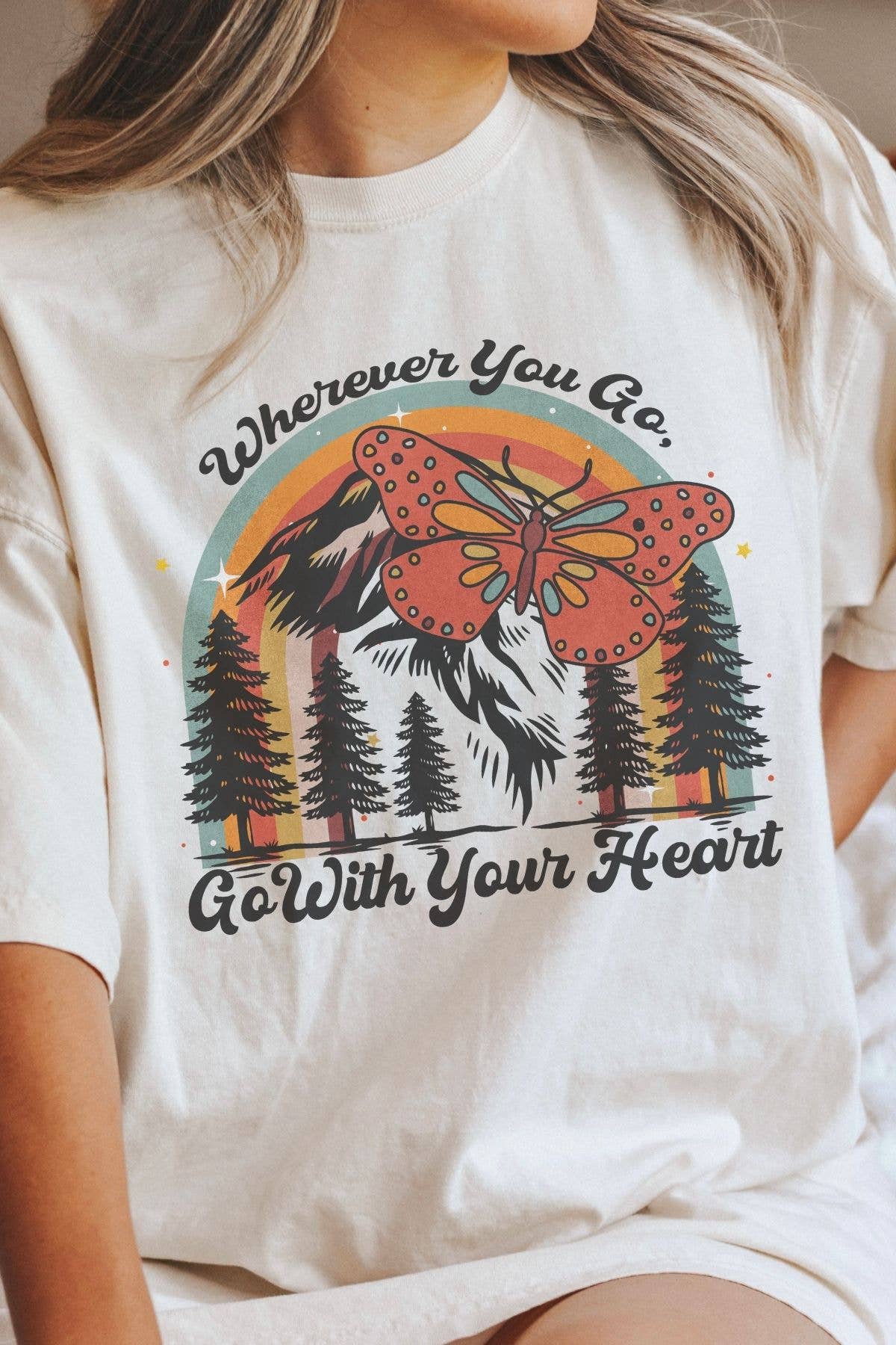 The Where You Go Oversized Graphic Tee