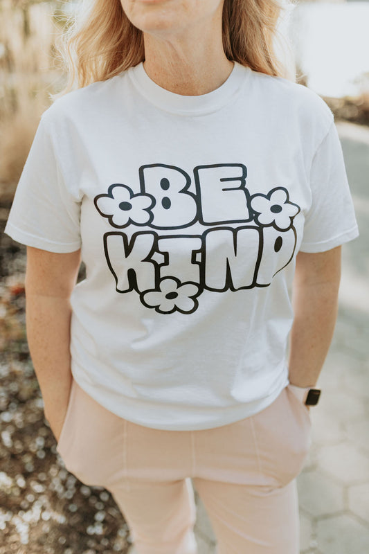 Be Kind, Black and white tee