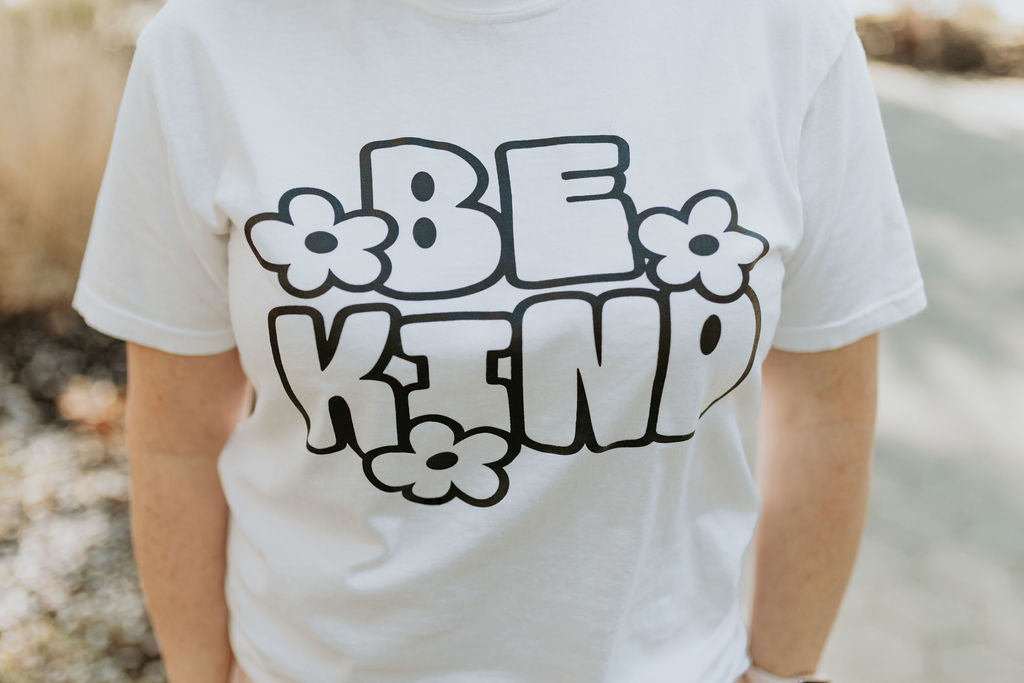 Be Kind, Black and white tee