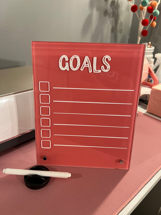 GOALS Board 8x10