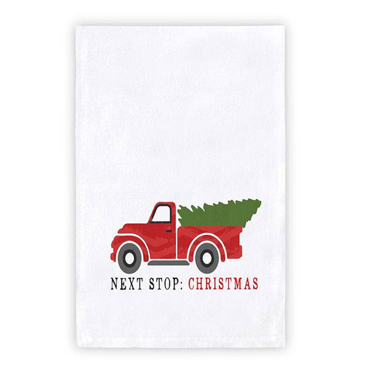 Next Stop Christmas Tea Towel, 1 left!