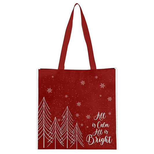 All Is Calm Christmas Tote