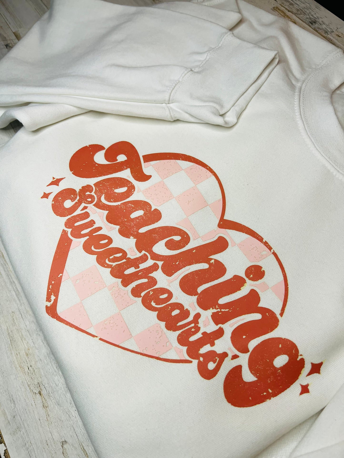 Teaching Sweethearts Valentines Day Crew Neck